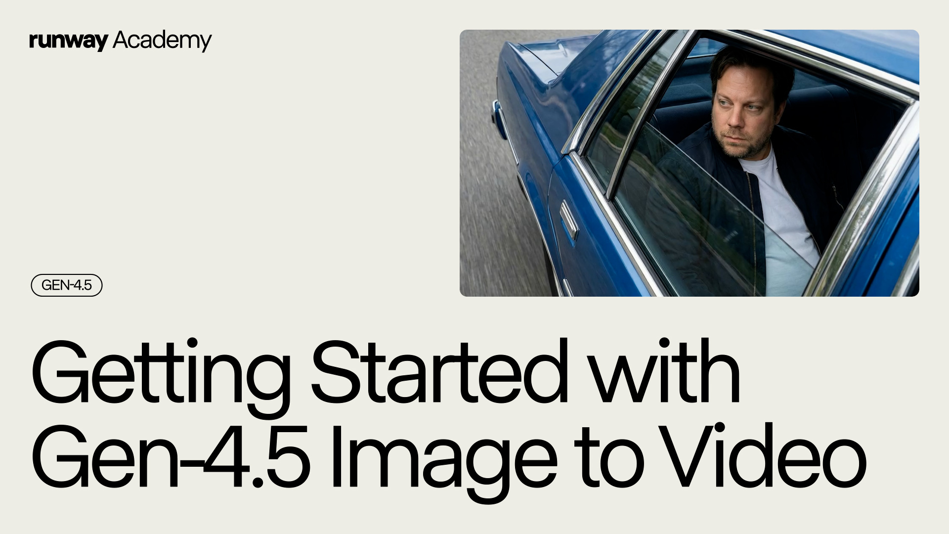 Runway: turn a photo into a 5-second shot