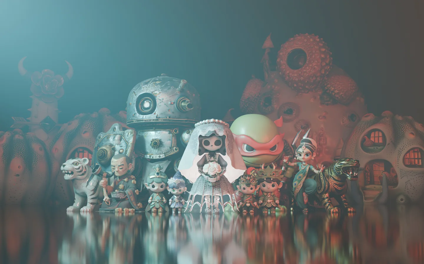 Official Hunyuan3D 2.1 asset examples; illustrative project outputs, not FindGoodAI tests